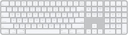 buy Cell Phone Accessories Apple Magic Keyboard With Touch ID & Numeric Keypad A2520 - White - click for details